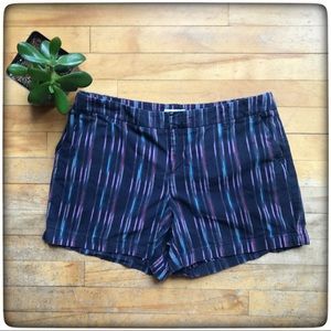 ❣️Merona mid rise shorts navy blue stripe pattern